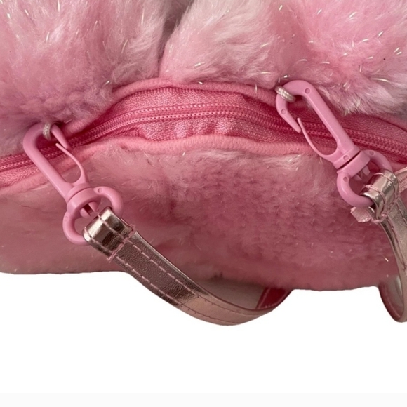 Sanrio My Melody Pink Plush Crossbody Bag 2007 Hello Kitty Rare Collectible - Picture 3 of 15